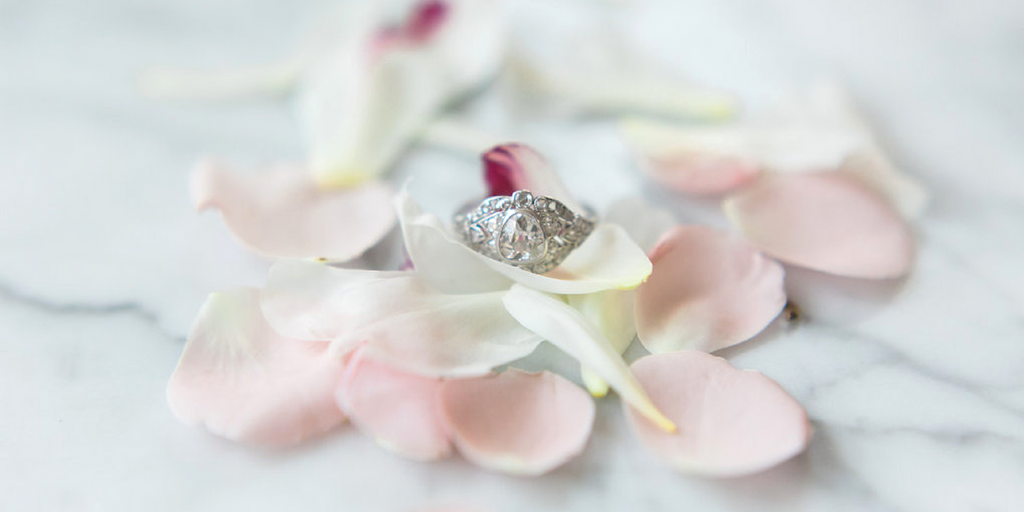 Vintage Pear Diamond Ring